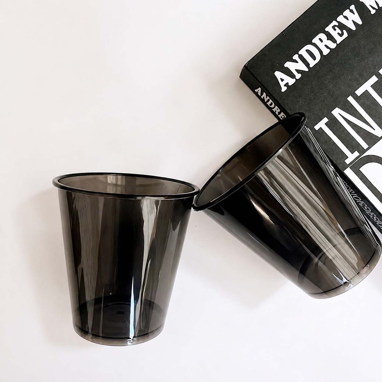 Plastic Cup PP Black Clear