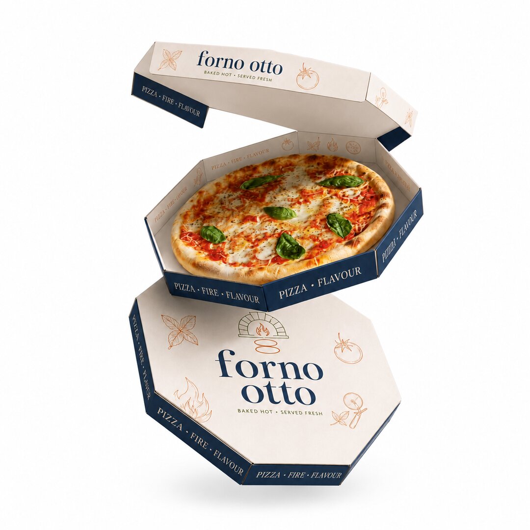 Octagon Pizza Box