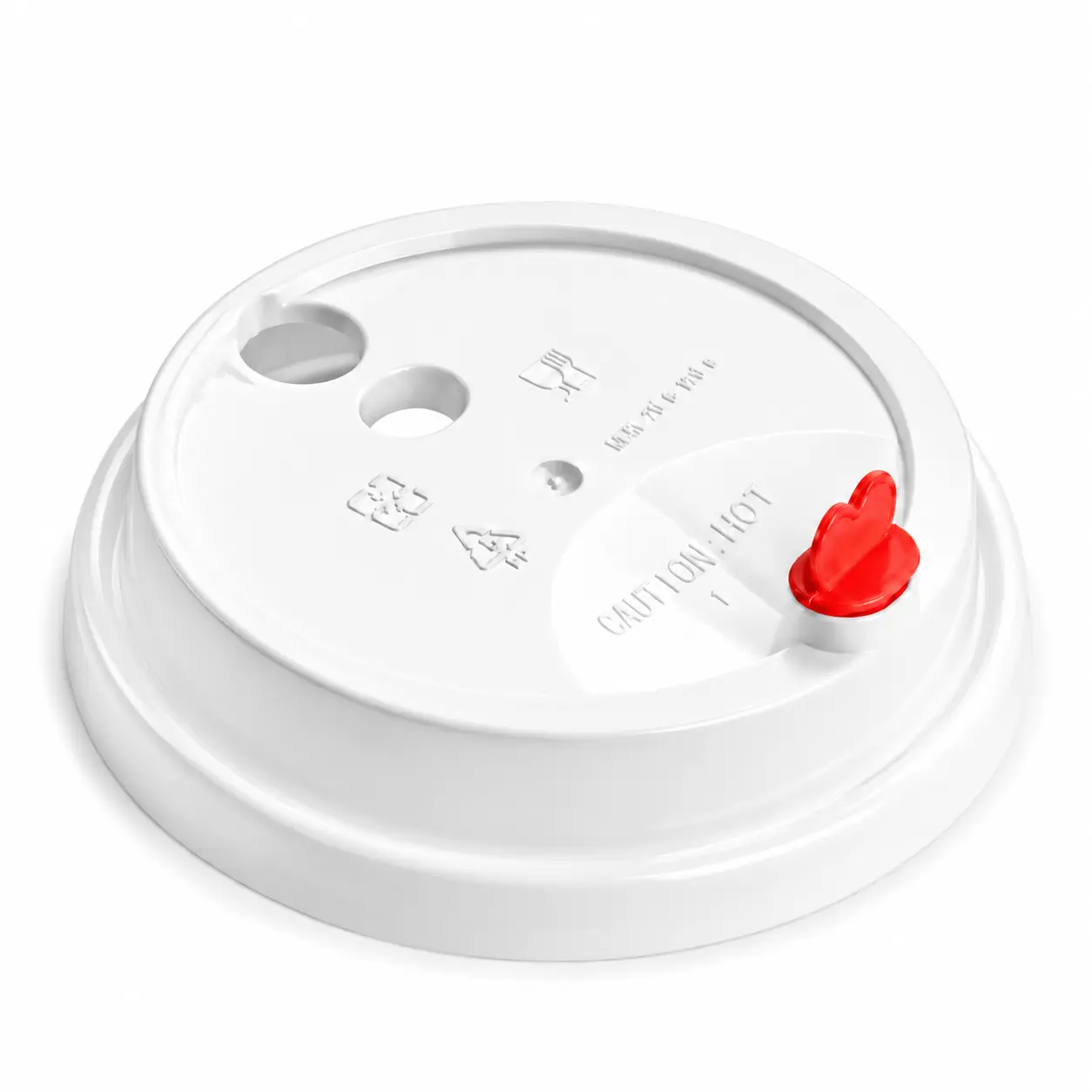 Plastic Lid PP Heart plug