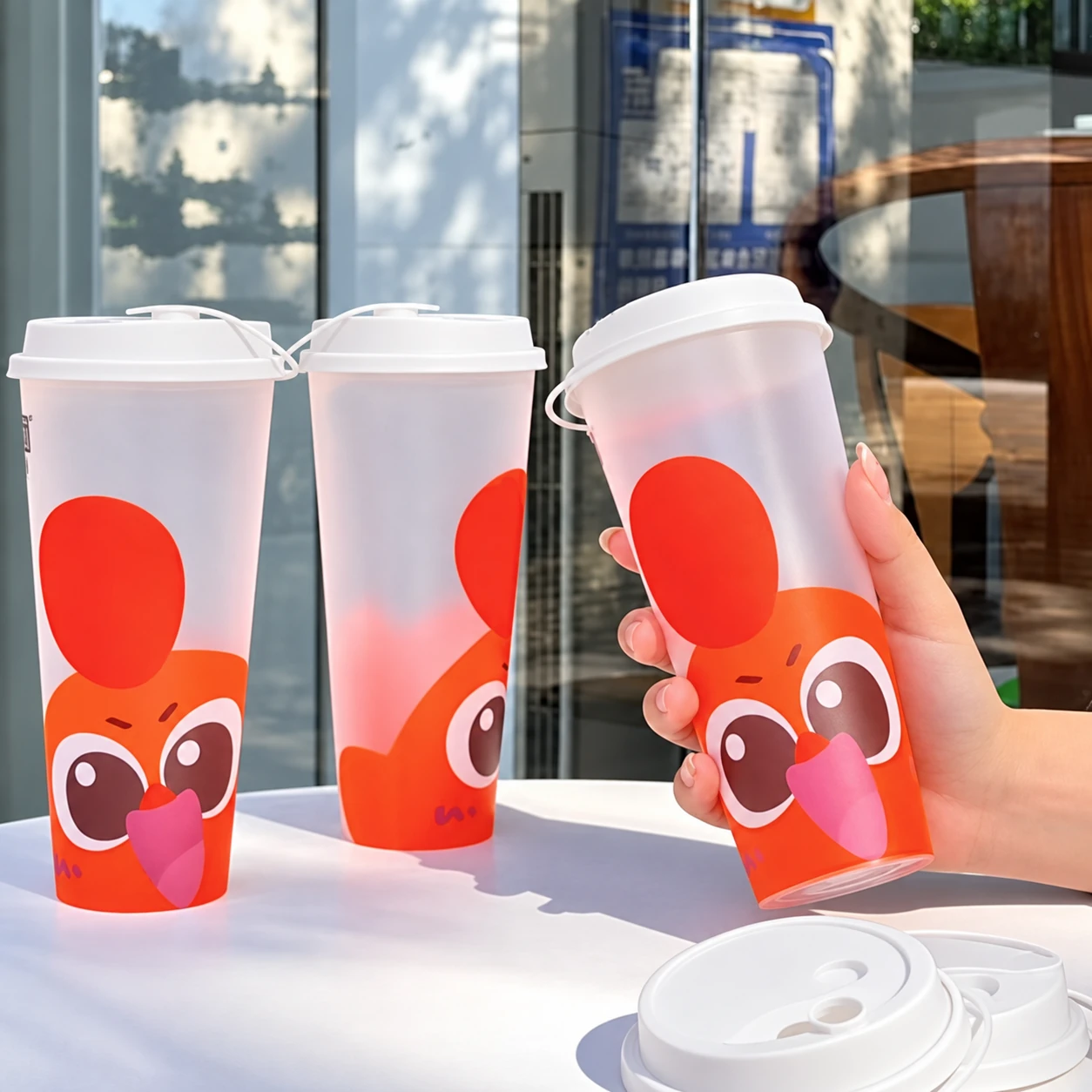 Plastic Cup PP Ice Injection 80mm