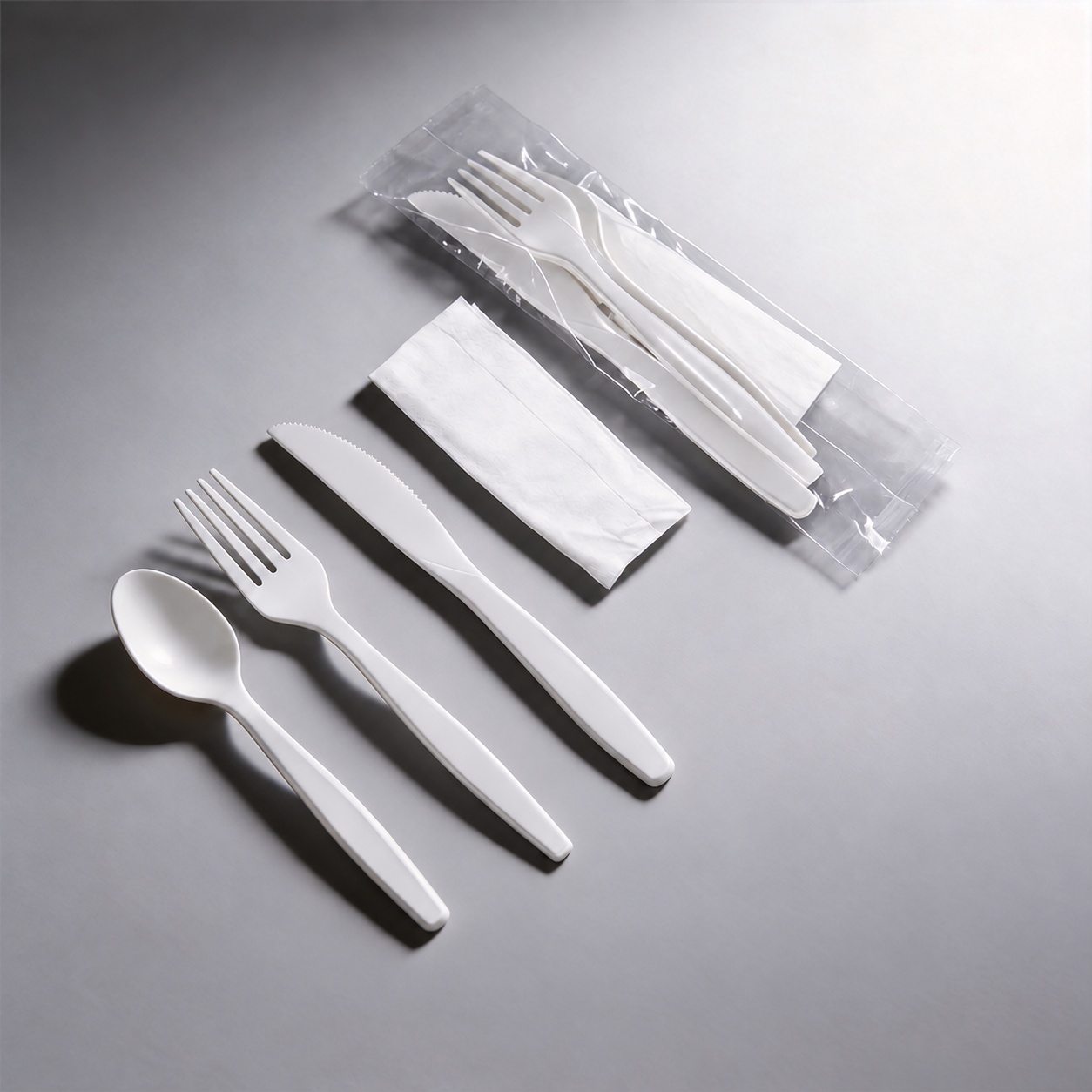 Cutlery Set - Plastic Wrap - PS